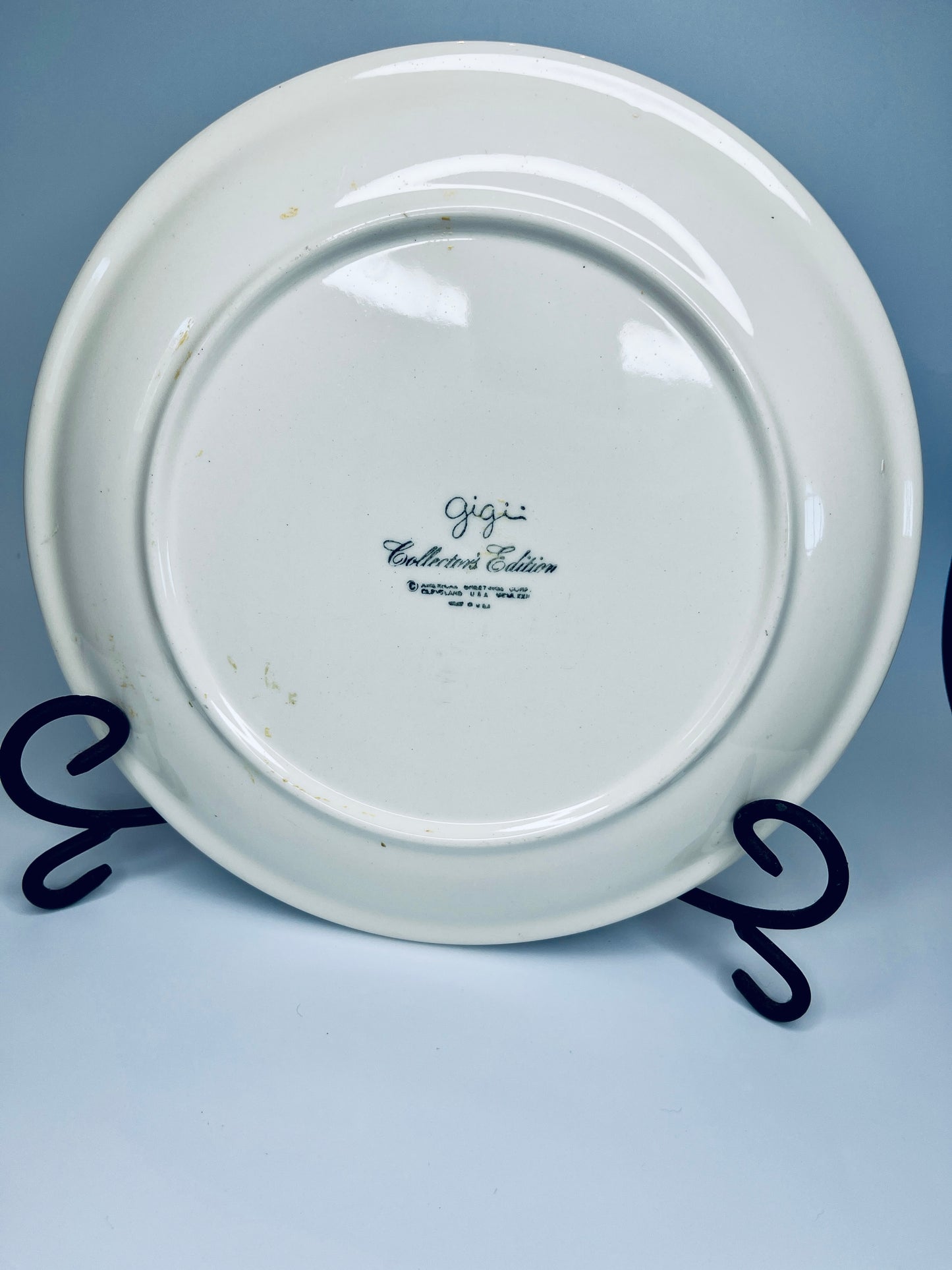 1970's Vintage Gigi Collector's Plate "Smile...The World is A Wonderful Place” by American Greetings