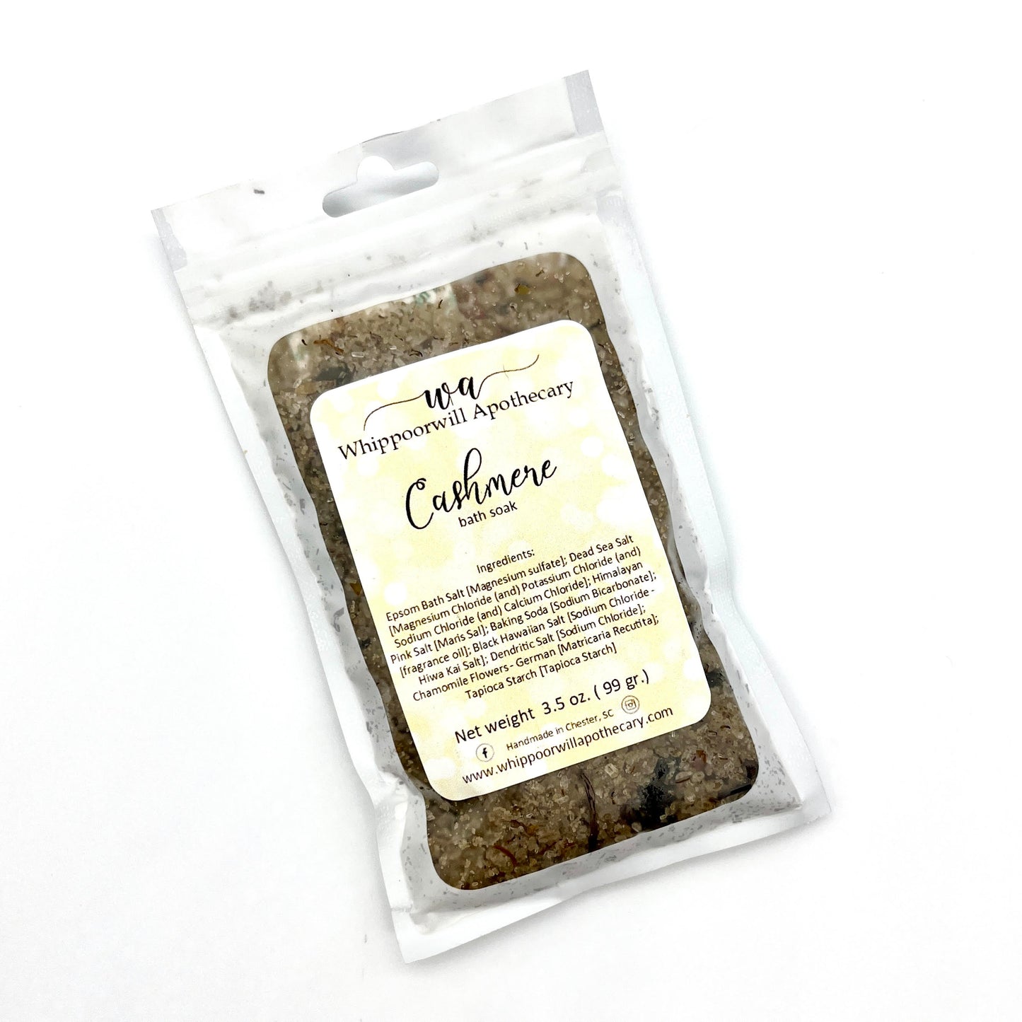 Cashmere bath soak